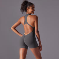 Conjunto Deportivo Hamidou Monos de Yoga sin Mangas con Cuello en V Material de Nylon - details 70