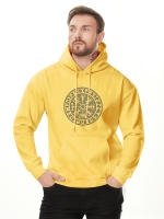 Sudadera con capucha de algodón grueso para hombre, ropa gruesa de marca, jerseys con estampado de Vikings, aegishjalur, timón de Awe, Invierno - details 4