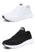 Zapatos deportivos de moda de las mujeres hueco transpirable deportes zapatos casuales bajo fondo suave de malla zapatos para correr - details 21
