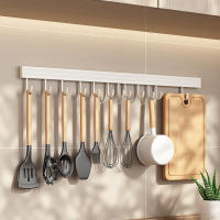 Perchero de Cocina Sin Agujeros Montado en la Pared Alturas de 20/30/40/50CM para Almacenamiento de Cocina y Baño - details 0
