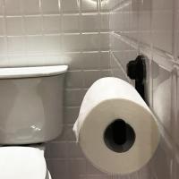 Portarrollos de papel higiénico montado en la pared para baño, soporte para pañuelos, almacenamiento con ventosa, 2 piezas - details 4