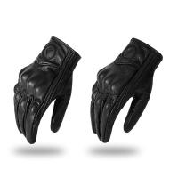 Guantes de cuero Real para motocicleta, impermeables, a prueba de viento, cálidos, transpirables, táctiles, para invierno y verano - details 30