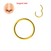 Aros con bisagras para la nariz, aros de titanio/acero para el cartílago, piercing para el cuerpo, 14/16/18/10G - details 8