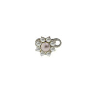 1Pc 100% Acero quirúrgico 14g micro diver cutánea piercing de cristal superior con anclaje dérmico piercing piercings tops ocultar en el cuerpo - details 6