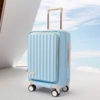Maleta de viaje de negocios S STAR con marco de PC de 20 pulgadas con cerradura y ruedas giratorias, equipaje multifuncional, maleta expandible, ligera, caja de transporte, bolsa de mano, silenciosa, de negocios, apertura frontal. - details 0
