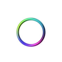 Aros con bisagras para la nariz, aros de titanio/acero para el cartílago, piercing para el cuerpo, 14/16/18/10G - details 3