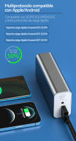 PowerBank (batería externa) 30000mAh 19V + PD65W + DC76W carga rápida tipo C * 1 + USB * 1 + salida de CC * 1 funda de aleación de aluminio - details 2