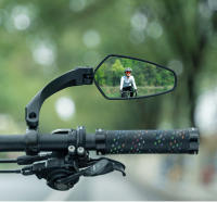 ROCKBROS-par de espejos retrovisores ajustables para manillar, Reflector de visión trasera de amplio alcance, accesorios para bicicleta - details 6