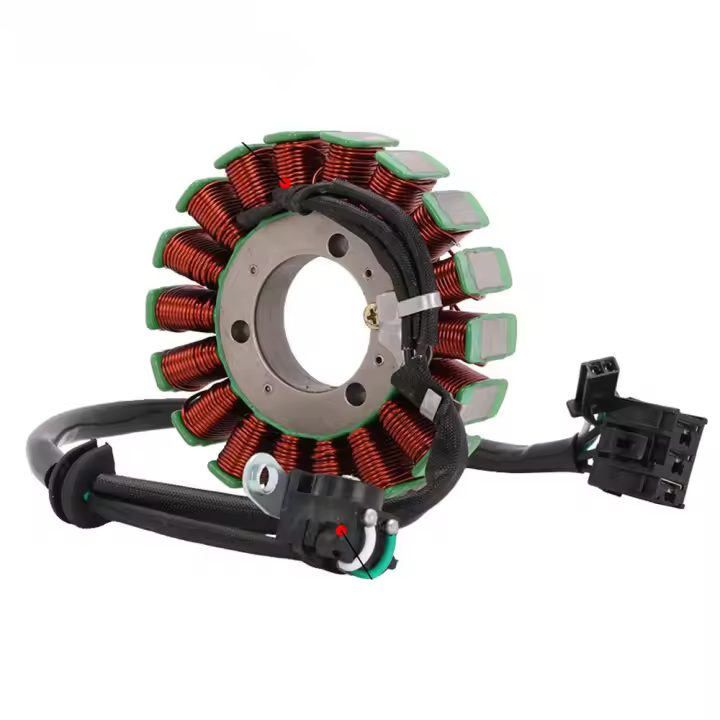 Bobina de Carga del Motor de Imán para Motocicleta Adecuada para EX250 Ninja 250R EX300 Ninja 300 2013-2017 Z300 Z250 - 1