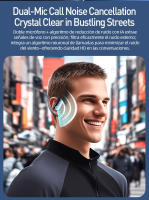 Audífonos Inalámbricos Bluetooth 5.4 SANLEPUS YYK-Q17 2025 | Auriculares con Traducción por IA | Diseño ultraligero de oído abierto para deportes | Ideal para correr/ir al gimnasio | Batería de 45 horas | Compatible con iPhone/Android/Xiaomi - details 9