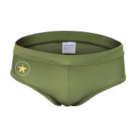 Jessborn bañador sexy bordado para hombre, traje de baño profesional, pentagrama, entrenamiento en la playa, Verano - details 7