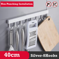 Perchero de Cocina Sin Agujeros Montado en la Pared Alturas de 20/30/40/50CM para Almacenamiento de Cocina y Baño - details 16