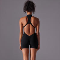 Conjunto Deportivo Hamidou Monos de Yoga sin Mangas con Cuello en V Material de Nylon - details 33