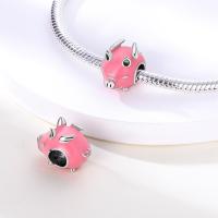 Encanto de Plata Esterlina S925 Unicornio Floral Mariposa Para Pulsera Original de 3mm Joyería Fina de Cumpleaños para Mujeres Regalo de Piedra Principal de Zirconio - details 50