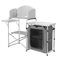 Mesa de Picnic Barbacoa Plegable de Aluminio Cocina de Viaje con Bolsa - details 5