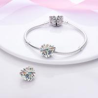 Encantos de Serie Zirconia de Plata Esterlina S925 100% Real para Mujeres Joyería Fina de Cumpleaños Ajuste a Pulsera y Bangle de 3mm - details 27