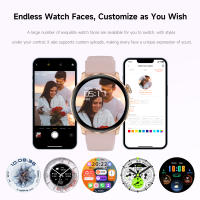 Nuevo reloj inteligente a la moda para mujer, pantalla AMOLED, frecuencia cardíaca, sueño, recordatorios de salud, más de 100 diales personalizados, múltiples modos deportivos, reloj inteligente con llamadas Bluetooth para Android iOS - details 5