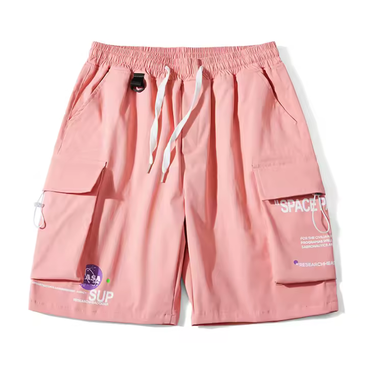 CHAIFENKO Pantalones Cargo para Hombres Secado Rápido, Estilo Casual, Múltiples Bolsillos, Material de Poliéster, Para Primavera/Verano - 1