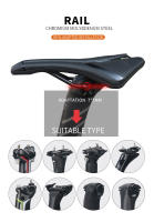 TOSEEK Racing Bicycle Saddle Training Grade Man Road Tt TimeTrial Triathlon Bike lightweight Cushion Seat - details 8