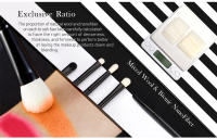 Jessup - Pinceles de maquillaje, 10 unidades, para base de maquillaje en polvo sintético natural, difuminado, rubor, sombra de ojos, delineador, lápiz de cejas Duo T323 - details 1