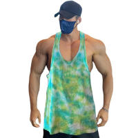 Muscleguys Camiseta de Gimnasio Camuflaje Vestido Deportivo sin Mangas de Poliéster para Hombres - details 8
