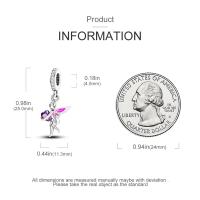 Encanto de Plata Esterlina S925 Unicornio Floral Mariposa Para Pulsera Original de 3mm Joyería Fina de Cumpleaños para Mujeres Regalo de Piedra Principal de Zirconio - details 46