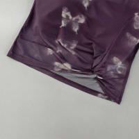 Conjunto Deportivo de Yoga de Dos Piezas Top de Entrenamiento de Malla para Mujeres con Leggings Acampanadas Ideal para Gimnasio y Correr al Aire Libre - details 4