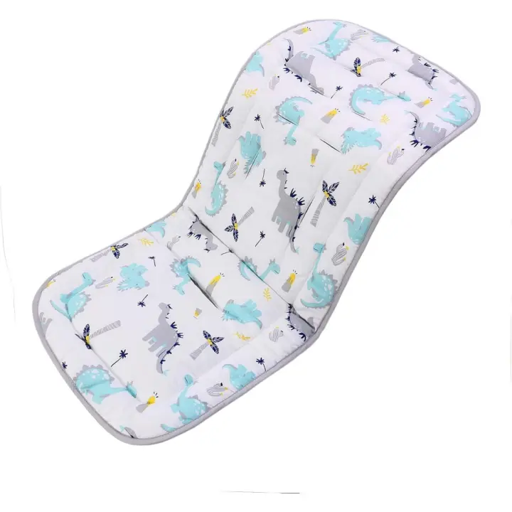 Cojín de Silla de Paseo Universal de Algodón 100% Adecuado para Cochecito y Asiento de Coche - 1
