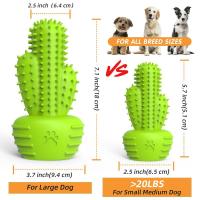 Juguete masticable para perros en forma de Cactus, juguete para limpiar los dientes de mascotas, juguete para moler los dientes de las mascotas, suministros para mascotas, productos interactivos para masticar - details 2