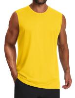 MAGCOMSEN Camiseta sin mangas para hombre UPF 50+ Camisa sin mangas de algodón Camisas de entrenamiento de gimnasio informales ligeras Camiseta de enfriamiento muscular - details 11