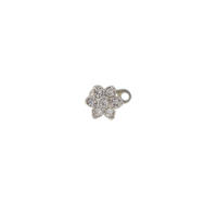 1Pc 100% Acero quirúrgico 14g micro diver cutánea piercing de cristal superior con anclaje dérmico piercing piercings tops ocultar en el cuerpo - details 8