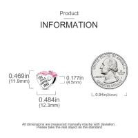 Encanto de Plata Esterlina S925 Unicornio Floral Mariposa Para Pulsera Original de 3mm Joyería Fina de Cumpleaños para Mujeres Regalo de Piedra Principal de Zirconio - details 6