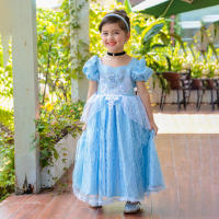 Disfraz de Cenicienta para niña, traje de princesa para fiesta de Halloween, Navidad, cumpleaños, boda, vestido bordado - details 4