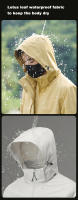 LNGXO Chaqueta de Invierno Fibra de Poliéster 100% Impermeable, A Prueba de Viento, Cálida - details 3