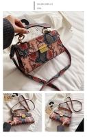 Elegante Bolso de Mano de Cuero PU Patrón de Piel de Serpiente Impermeable, Resistente al Desgaste - details 31