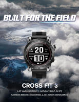 North Edge Cross Fit3 GPS reloj amoled screen Compass barómetro altímetro 50m impermeable - details 0