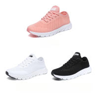 Zapatos deportivos de moda de las mujeres hueco transpirable deportes zapatos casuales bajo fondo suave de malla zapatos para correr - details 3