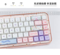 Sanrio-teclas Cinnamoroll de 144 teclas Pbt Xd, sublimación de tinte Aheight para adaptación a 61, 64, 68, 75, 84, 87, 98, 104, Teclado mecánico de regalo - details 14