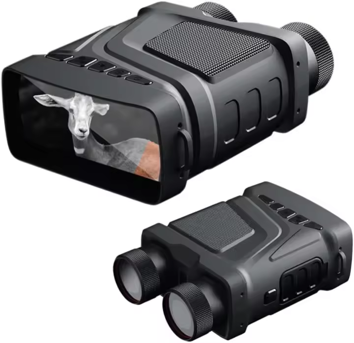 Binocular de visión nocturna infrarroja Digital R12, dispositivo profesional de 300M, Zoom 5X, para caza y Camping - 1