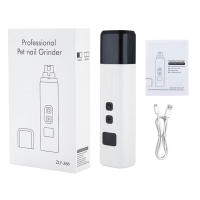 Molinillo de uñas genérico para perros, molinillo de uñas para perros, molinillo para mascotas, recargable, peluquero, recortador de limas para uñas de los pies, 4,92 x 1,18 x 1,02 pulgadas, pata segura para familias - details 0