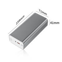 PowerBank (batería externa) 30000mAh 19V + PD65W + DC76W carga rápida tipo C * 1 + USB * 1 + salida de CC * 1 funda de aleación de aluminio - details 10