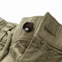 Pantalones Cargo Retro de Invierno para Hombres Comodidad de Algodón, Largo Completo, Múltiples Bolsillos, Estilo Casual de Sweat - details 10
