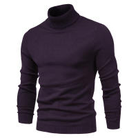 AIOPESON-suéteres gruesos de cuello alto para hombre, Jersey informal de cuello alto, ajustado, cálido, de calidad, Color sólido, Invierno - details 10