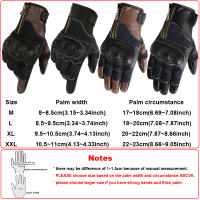 Guantes de motocicleta de cuero genuino para hombres, protección de puño, ajuste a prueba de viento, transpirable - details 0
