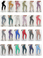 Nessaj-pantalones de yoga de cintura alta, mallas push up para fitness, 24 colores - details 7