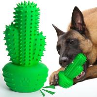 Juguete masticable para perros en forma de Cactus, juguete para limpiar los dientes de mascotas, juguete para moler los dientes de las mascotas, suministros para mascotas, productos interactivos para masticar - details 0