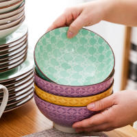 Juego de Vajilla de Porcelana Vancasso Tulip 16 Piezas 4 Colores 4 Diseños Plato de Cena Plato de Postre Bol y Mug Set Utensilios de Cocina Cerámica Producto Normal y Sostenible Para Todas las Temporadas - details 14