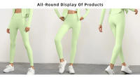 OzalCtree-mallas elásticas de Yoga para mujer, pantalones de gimnasio, talla única, cuatro vías, superventas - details 2