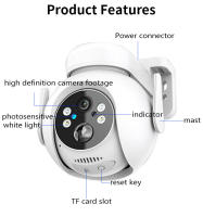 Camara de vigilancia exterior solar 4G doméstico HD Visión nocturna inalámbrico WiFi inteligente solar alarma vigilancia - details 13