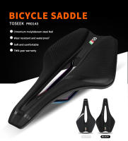 TOSEEK Racing Bicycle Saddle Training Grade Man Road Tt TimeTrial Triathlon Bike lightweight Cushion Seat - details 0